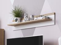 Mobistoxx Wandplank PROMI 107 cm eik riviera/wit