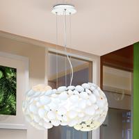 Schuller LED-Hängeleuchte Narisa 5xG9, Ø47cm, weiß