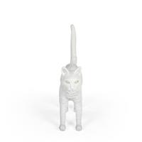 Seletti Jobby The Cat Tischlampe Weiß