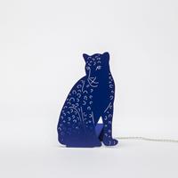 Goodnight Light Decoupage Lamp Leopard
