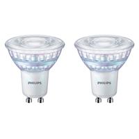 PHILIPS - LED Spot - Set 2 Stuks - Classic C90 36D - GU10 Fitting - DimTone Dimbaar - 3.8W - Warm Wit 2200K-2700K | Vervangt 50W