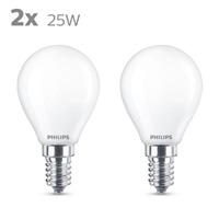 Philips Lampen E14 2,2W (set van 2 stuks) PH 929001345470 Mat