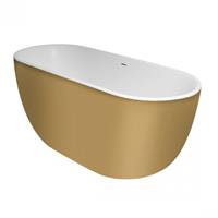 Xenz Humberto Solid Surface Bad 170x72x63 Bicolor Wit Goud 8510-R1036