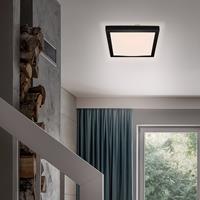 LED Deckenleuchte Backlight 12W weiß-schwarz Kunststoff Leuchten - Briloner