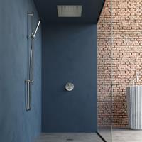 Hotbath Archie IBS32IX4 complete thermostatische douche inbouwset archie met 2 -weg omstel plafonddouche 50cm RVS 316