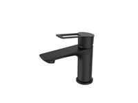 Sanimar Nero Lavabo Wastafelkraan 15.5x11.7 cm Messing Zwart Sanimar