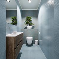 MONDIAZ ADA Toiletmeubel 120x30x50cm met 0 kraangaten 2 lades dark brown mat Wastafel Lex links Solid Surface Wit FK75342025