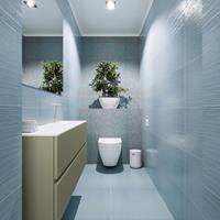 MONDIAZ ADA Toiletmeubel 120x30x50cm met 0 kraangaten 2 lades army mat Wastafel Lex rechts Solid Surface Wit FK75341853