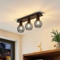 LINDBY Zerda Deckenlampe, Gitter, dreiflammig