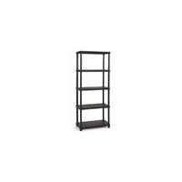 Keter Plus Shelf 80/5 - 5 Planken - 80x40x187 Cm - Zwart