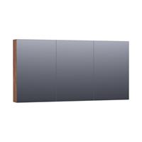 Saniclass Dual spiegelkast 140x70x15cm verlichting geintegreerd rechthoek 3 draaideuren Viking Shield MFC 7271