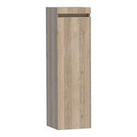 Saniclass Solution Badkamerkast - 120x35x35cm - 1 greeploze rechtsdraaiende deur - MFC - legno calore 7817