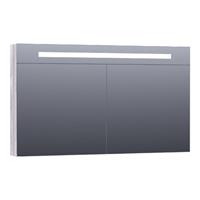 Saniclass Double Face Spiegelkast 119x70x15cm 2 deuren LED verlichting geintegreerd 4000K MFC Birch SK-DF120BR