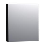 Saniclass Spiegelkast Dual 60 Hoogglans Zwart Linksdraaiend 7162