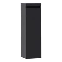 Saniclass Solution Badkamerkast - 120x35x35cm - 1 greeploze linksdraaiende deur - MFC - black wood 7825