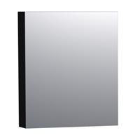 Saniclass Spiegelkast Dual 60 Mat Zwart Rechtsdraaiend 7181