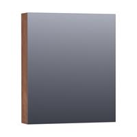 Saniclass Dual spiegelkast 59x70x15cm verlichting geintegreerd rechthoek 1 draaideur Viking Shield MFC 7267