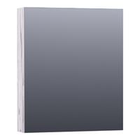 Saniclass Dual Spiegelkast 59x70x15cm links 1 deur LED verlichting geintegreerd 4000K MFC Birch SK-DU60LBR