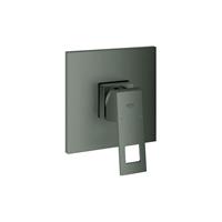 Grohe Eurocube Inbouwthermostaat - 1 knop - zonder omstel - brushed hard graphite 24061AL0