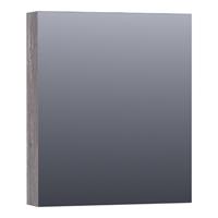 Saniclass Dual Spiegelkast 59x70x15cm links 1 deur LED verlichting geintegreerd 4000K MFC G-Canyon SK-DU60LGC
