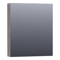 Saniclass Plain Spiegelkast 59x70x15cm links 1 deur MFC G-Canyon SK-PL60LGC