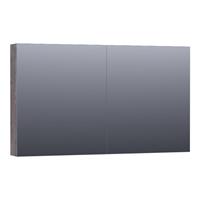 Saniclass Dual Spiegelkast 119x70x15cm 2 deuren LED verlichting geintegreerd 4000K MFC G-Canyon SK-DU120GC