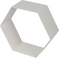 Haceka Duraline Hexagon wit 32x28x12cm