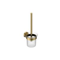 Fortifura Calvi toiletborstelhouder rond Geborsteld Messing PVD (Goud) SW639940