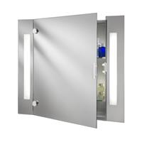 Searchlight Moderne spiegelkast SILVA met verlichting