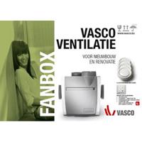 Vasco Ventilation mechanische afzuiging Fanbox C400 basic RF LE 400m3/h 200Pa 11VE00036