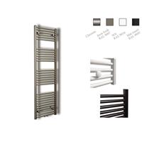 Sanicare design radiator midden aansluiting recht 160 x 45 cm inox-look HRM451600I