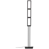 Brilliant Leuchten Staande ledlamp Ranut 150 cm hoogte, touchdimmer, 3200 lm, warmwit, draaibaar, zwart (1 stuk)