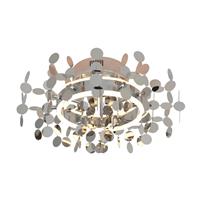 Lucande Glimmo LED plafondlamp, chroom