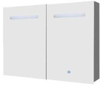 Best Design Miracle LED spiegelkast 80x60cm aluminium