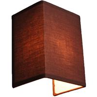 Qazqa Landelijke wandlamp Bruin