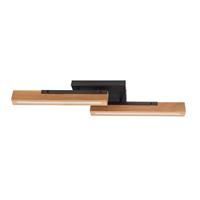 dekolight Deko Light MADERA 348147 Plafondopbouwarmatuur LED vast ingebouwd Energielabel: F (A - G) 15 W Zwart