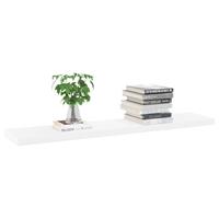 vidaXL Wandschappen zwevend 2 st 120x23,5x3,8 cm MDF eikenkleurig wit