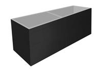 Best Design Beauty badkamermeubel 140cm mat zwart