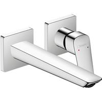 Hansgrohe 2-Loch Waschtischarmatur Unterputz Fine Logis F-Set chrom, 71256000