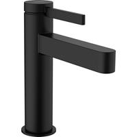 Hansgrohe Finoris wastafelkraan 110 pop-up plug mat zwart