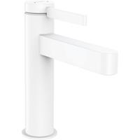 Hansgrohe Finoris wastafelkraan 110 pop-up plug mat wit