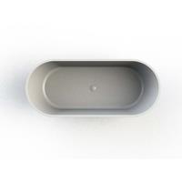 Vt wonen baden Tub bad vrijstaand 170x73cm mat wit, mat wit