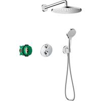 Hansgrohe Croma inbouwset thermostaat en hoofddouche 28cm chroom