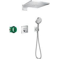 Hansgrohe Raindance E complete set inbouwset 300 1jet met ShowerSelect Square, chroom