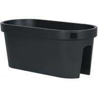 Geli Balkonbak ovaal set 60 cm E&K - antraciet