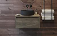 SaniGoods Alvares badmeubel 70cm zonder waskom eiken castle brown
