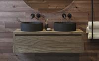 SaniGoods Alvares badmeubel 120cm zonder waskom eiken castle brown