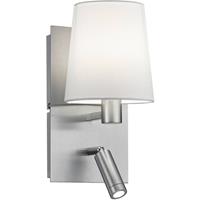 Osram ed Wandlamp - Trion Marion - E14 Fitting - 3w - Warm Wit 3000k - Rond at Nikkel - Aluminium