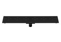 Best Design Black douchegoot zwart met flens 100cm