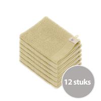 Walra Soft Cotton Washandje 16 x 21 cm 550 gram Maisgeel - 12 stuks